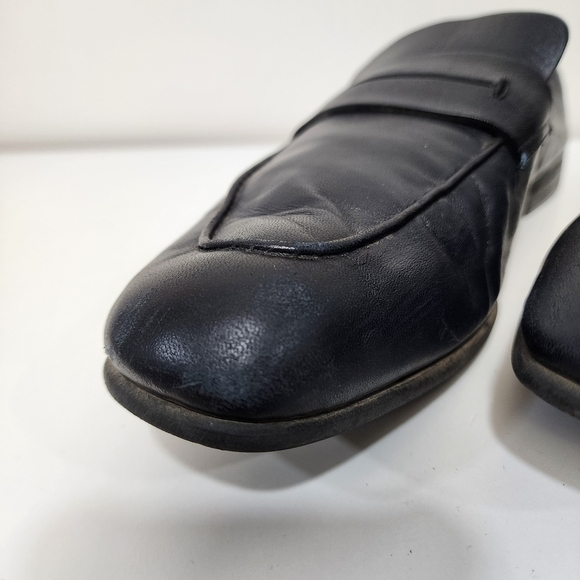 Zegna, deep navy blue leather size 9 - Picture 2 of 10